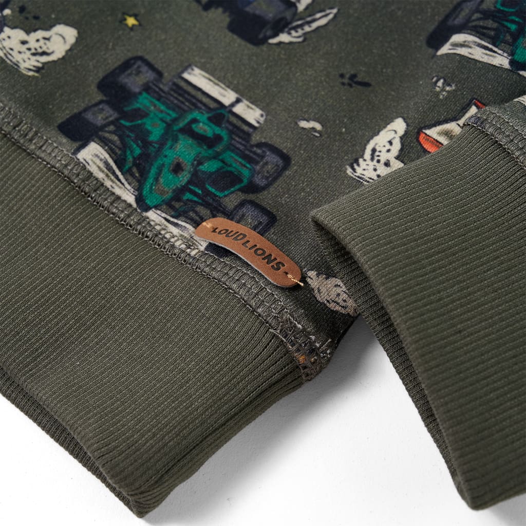 Kindertrui 140 kakikleurig - Image 5