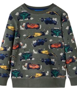 Kindertrui 140 kakikleurig