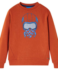 Kindertrui 140 lichtroestkleurig