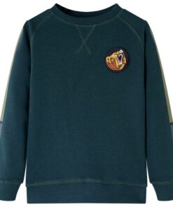 Kindertrui 140 mosgroen