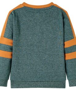 Kindertrui 92 gemêleerd donkergroen