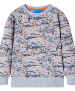 Kindertrui 92 gemêleerd grijs