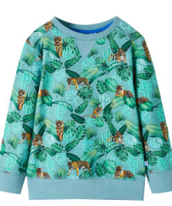 Kindertrui 92 gemêleerd lichtgroen