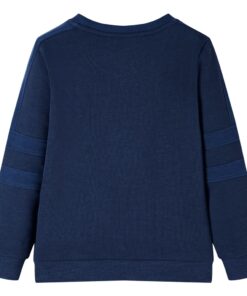 Kindertrui 92 gemêleerd marineblauw