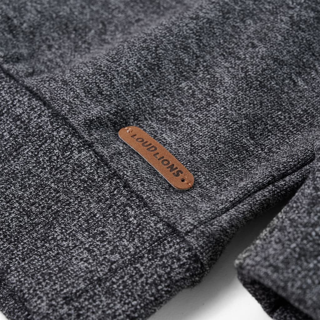 Kindertrui 92 gemêleerd marineblauw - Image 5