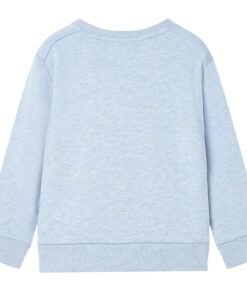 Kindertrui 92 gemêleerd zachtblauw