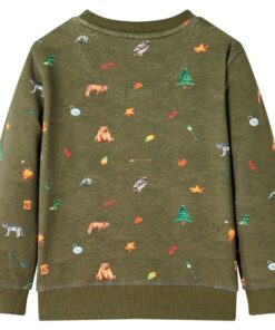 Kindertrui 92 kakikleurig