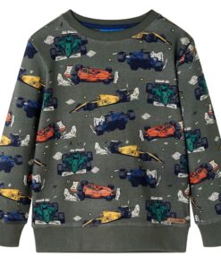 Kindertrui 92 kakikleurig