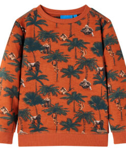 Kindertrui 92 lichte roestkleur