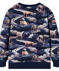 Kindertrui 92 marineblauw