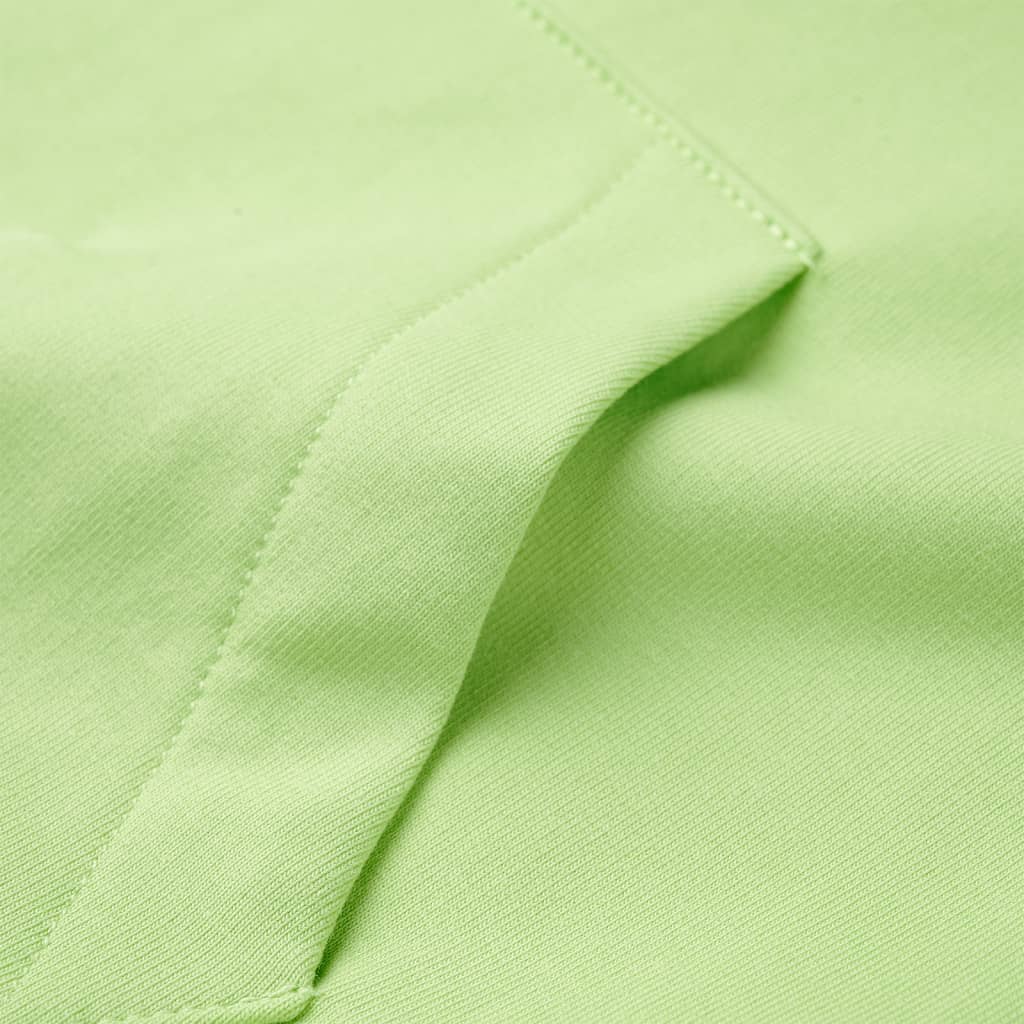 Kindertrui met capuchon 104 blauw en zachtgeel - Image 5