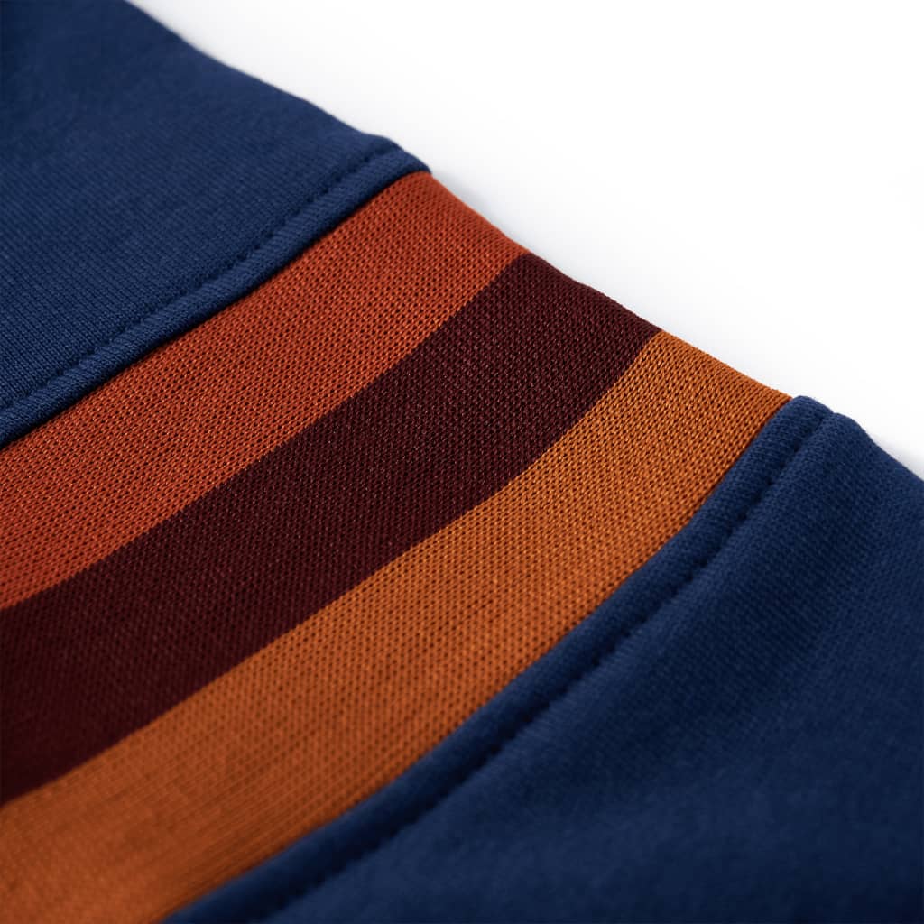 Kindertrui met capuchon 116 marineblauw - Image 6