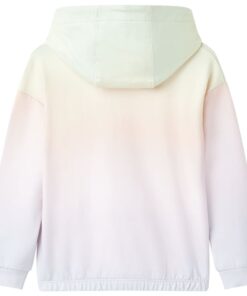 Kindertrui met capuchon 116 sterrenwit