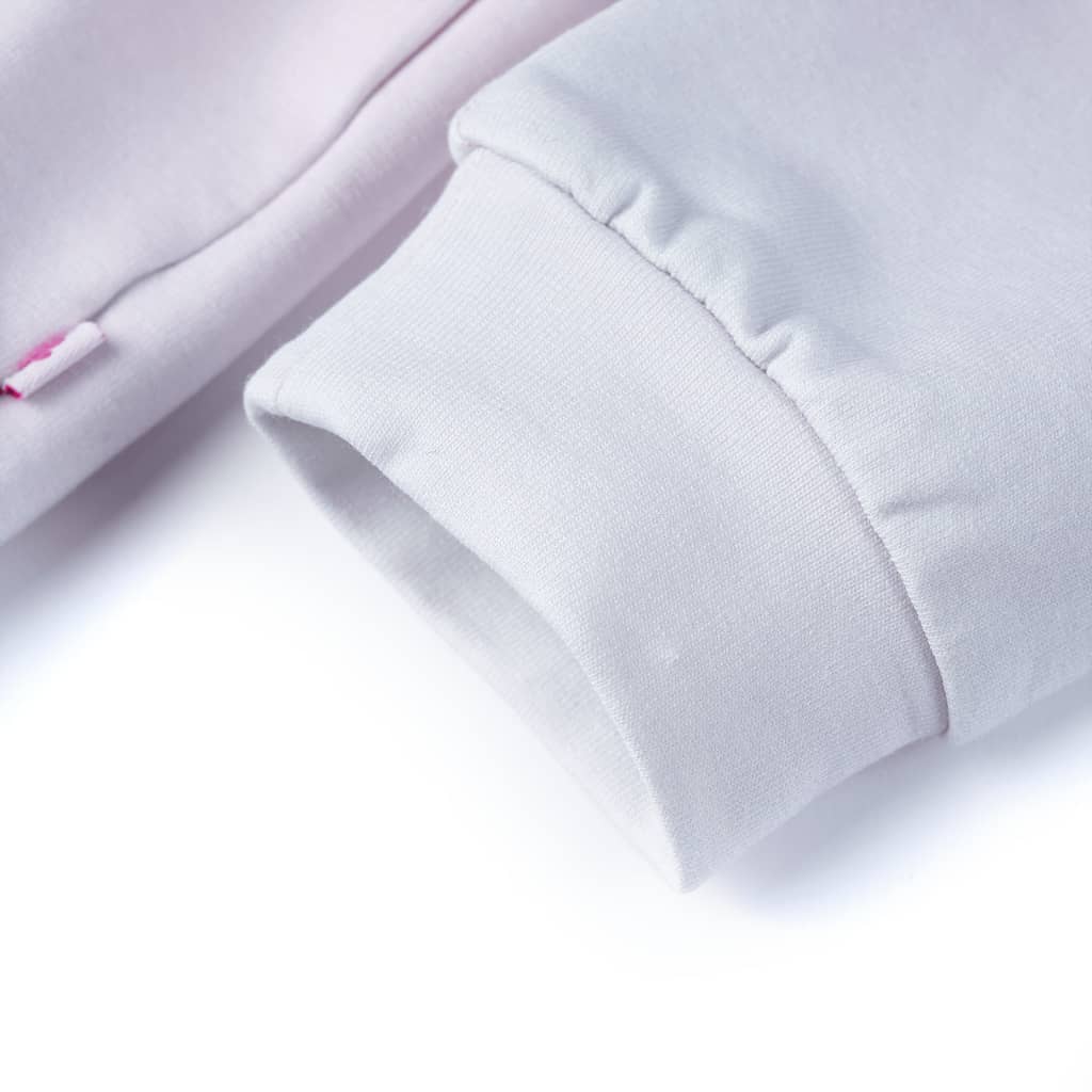 Kindertrui met capuchon 128 sterrenwit - Image 5