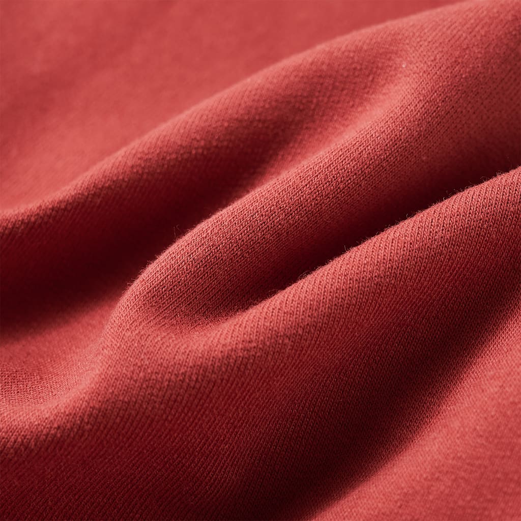 Kindertrui met capuchon 140 roodbruin - Image 7