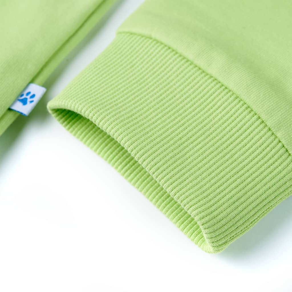 Kindertrui met capuchon 92 blauw en zachtgeel - Image 6