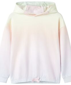 Kindertrui met capuchon 92 sterrenwit