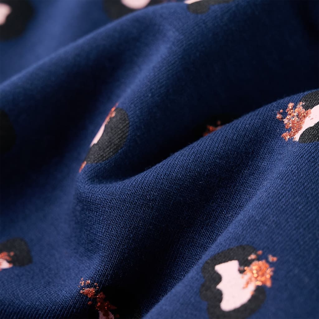 Kindervest met capuchon 104 marineblauw - Image 7