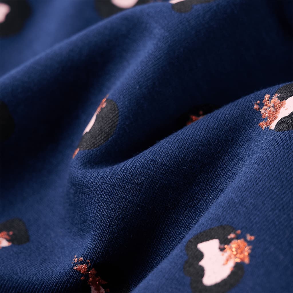 Kindervest met capuchon 116 marineblauw - Image 7