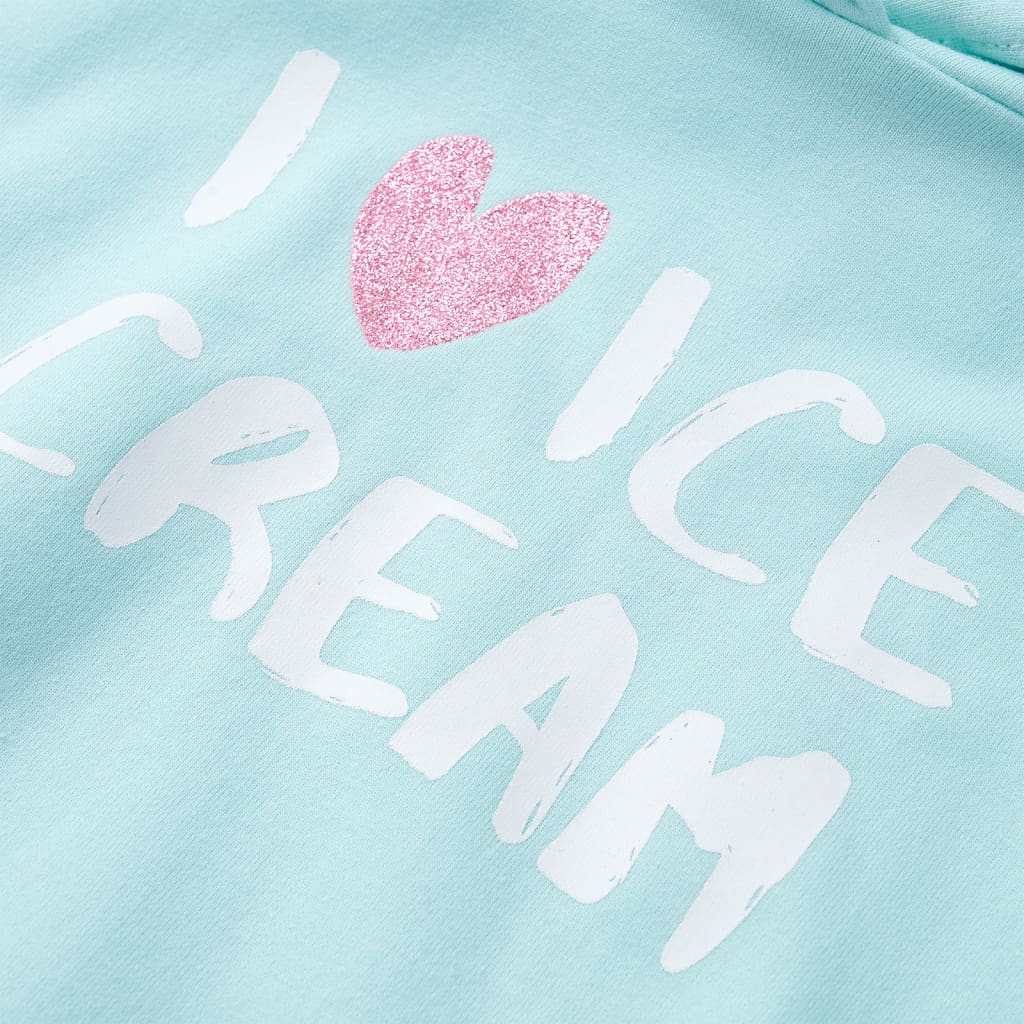 Kindervest met capuchon 92 lichtzeeblauw - Image 4