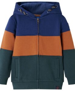 Kindervest met capuchon en rits 104