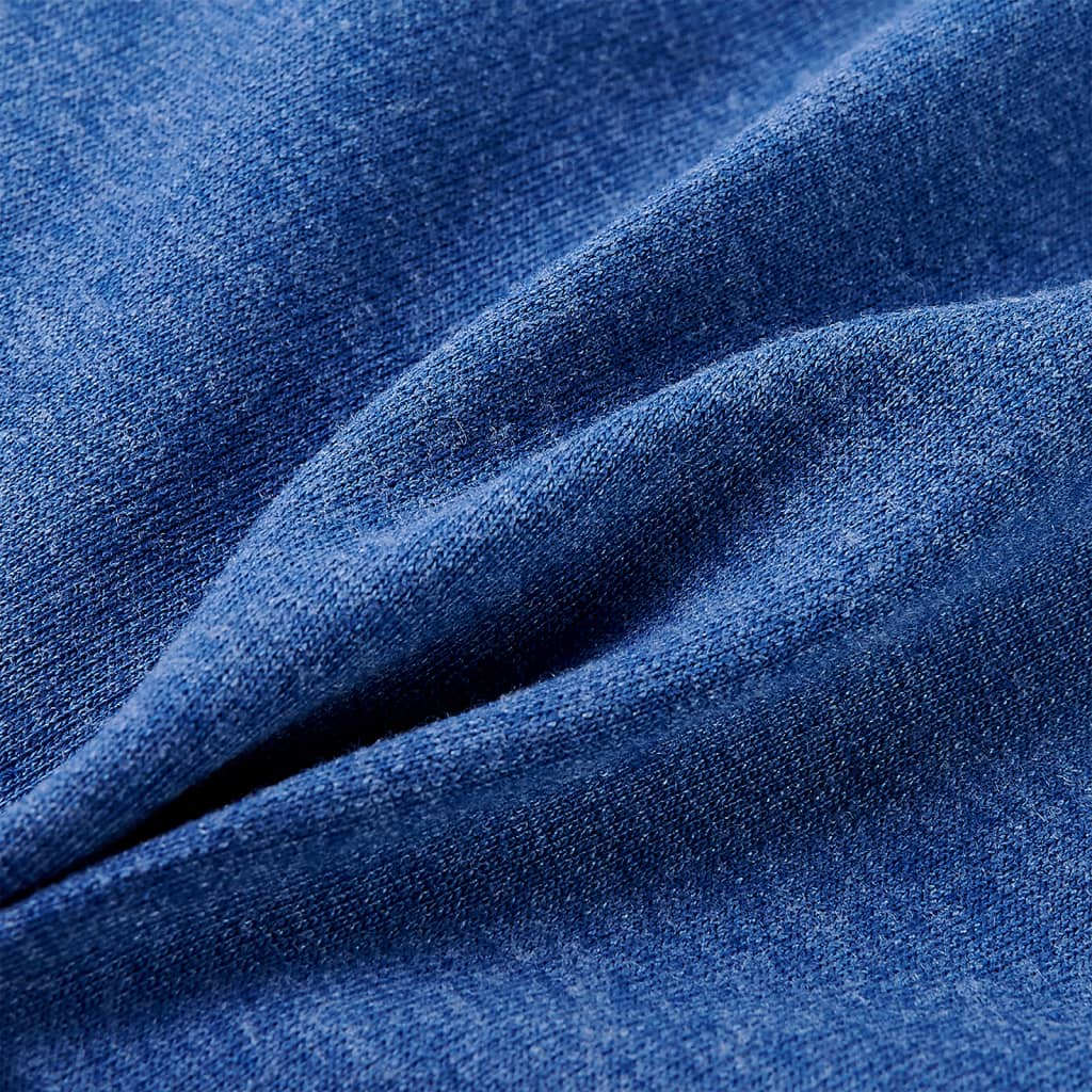 Kindervest met capuchon en rits 104 gemêleerd donkerblauw - Image 7