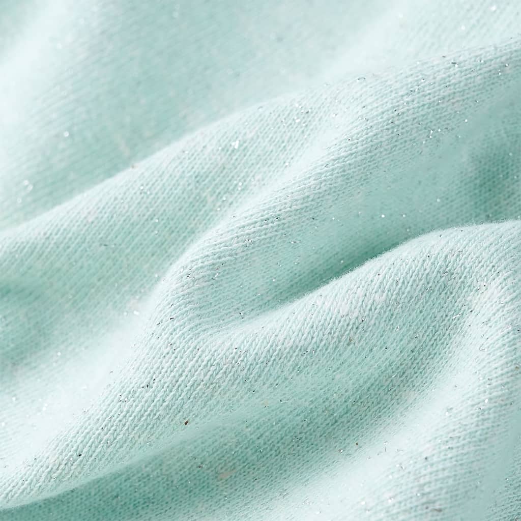 Kindervest met capuchon en rits 104 gemengd lichtmint - Image 7