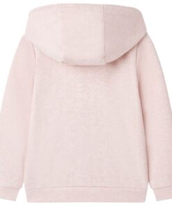 Kindervest met capuchon en rits 104 gemengd lichtroze