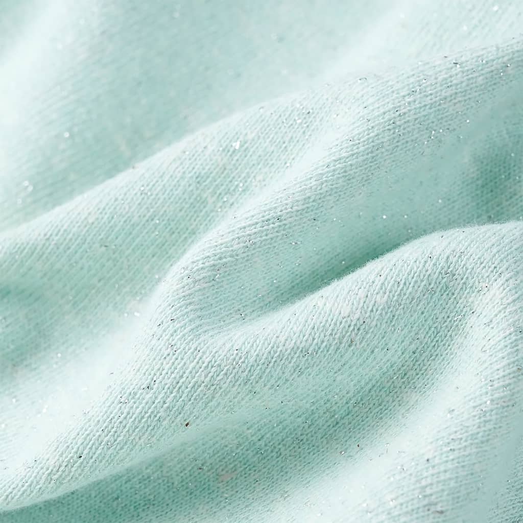 Kindervest met capuchon en rits 116 gemengd lichtmint - Image 7