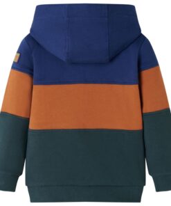 Kindervest met capuchon en rits 92