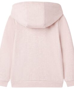 Kindervest met capuchon en rits 92 gemengd lichtroze