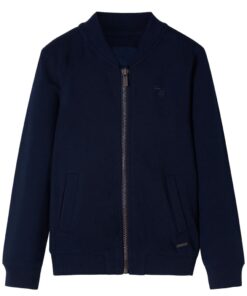 Kindervest met rits 92 marineblauw