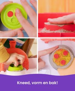 Alternative view of Kinetic Sand SquishPizza Set