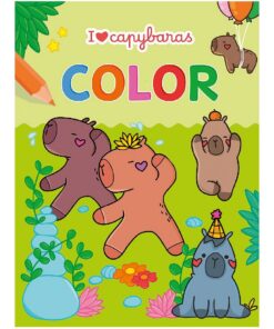 Kleurboek I Love Capybaras