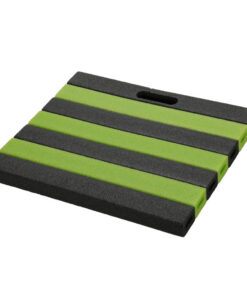 Kniemat 35x30 cm Zwart/Groen