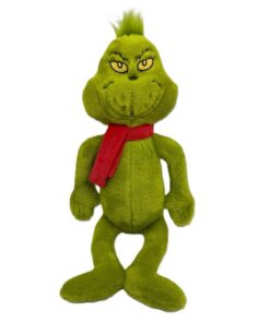 Knuffel De Grinch met Sjaal 50 cm Groen/Rood