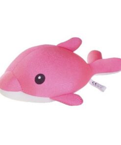 Knuffel Dolfijn 42 cm Roze/Wit