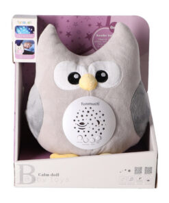 Knuffelprojector Uil + Licht en Geluid