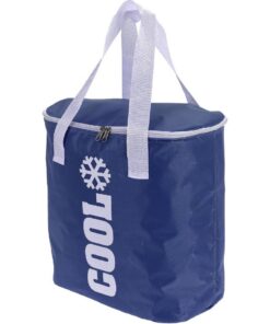 Koeltas Ovaal 24L Blauw/Wit