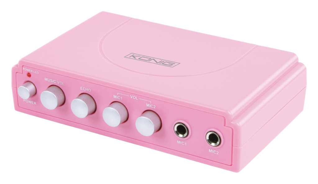 König HAV-KM11P Karaoke Mixer Roze
