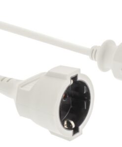 Alternative view of K&ouml;nig EC103F1WH Stroom Verlengkabel 3 M H05vv-f 3g1.5 Ip20 Wit