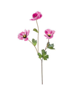 Kunstbloem Klaproos 70 cm Fuchsia