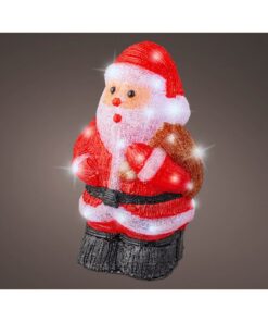 Alternative view of LED Kerstman voor Buiten 16.5x22x36 cm Acryl