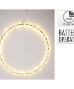 LED Ring 30 cm Zilver