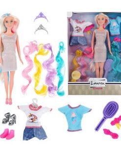 Lauren Deluxe Tienerpop Hairextensions + Accessoires en Kleding