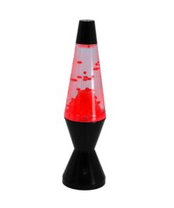 Lava Lamp Vulkaan Zwart/Rood