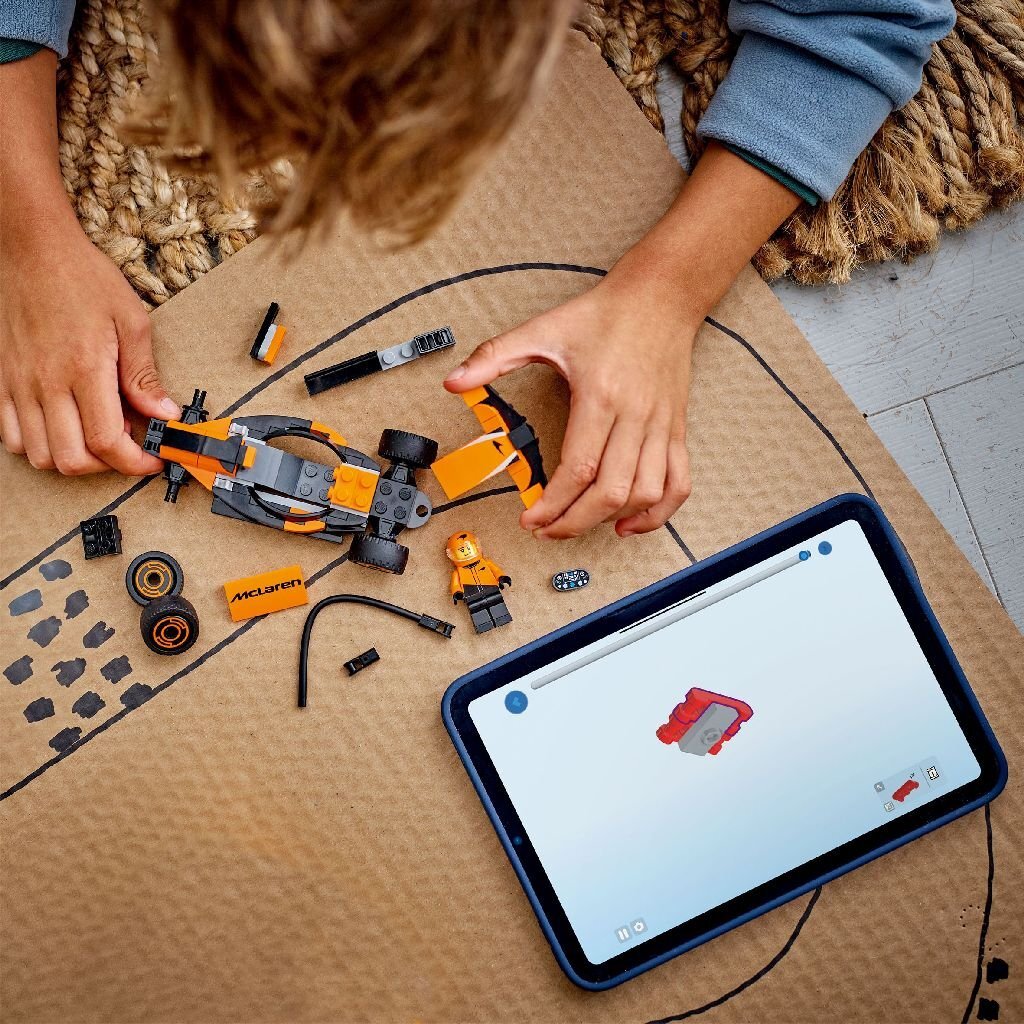 Lego City 60442 F1 Coureur met Mclaren Racewagen - Image 5