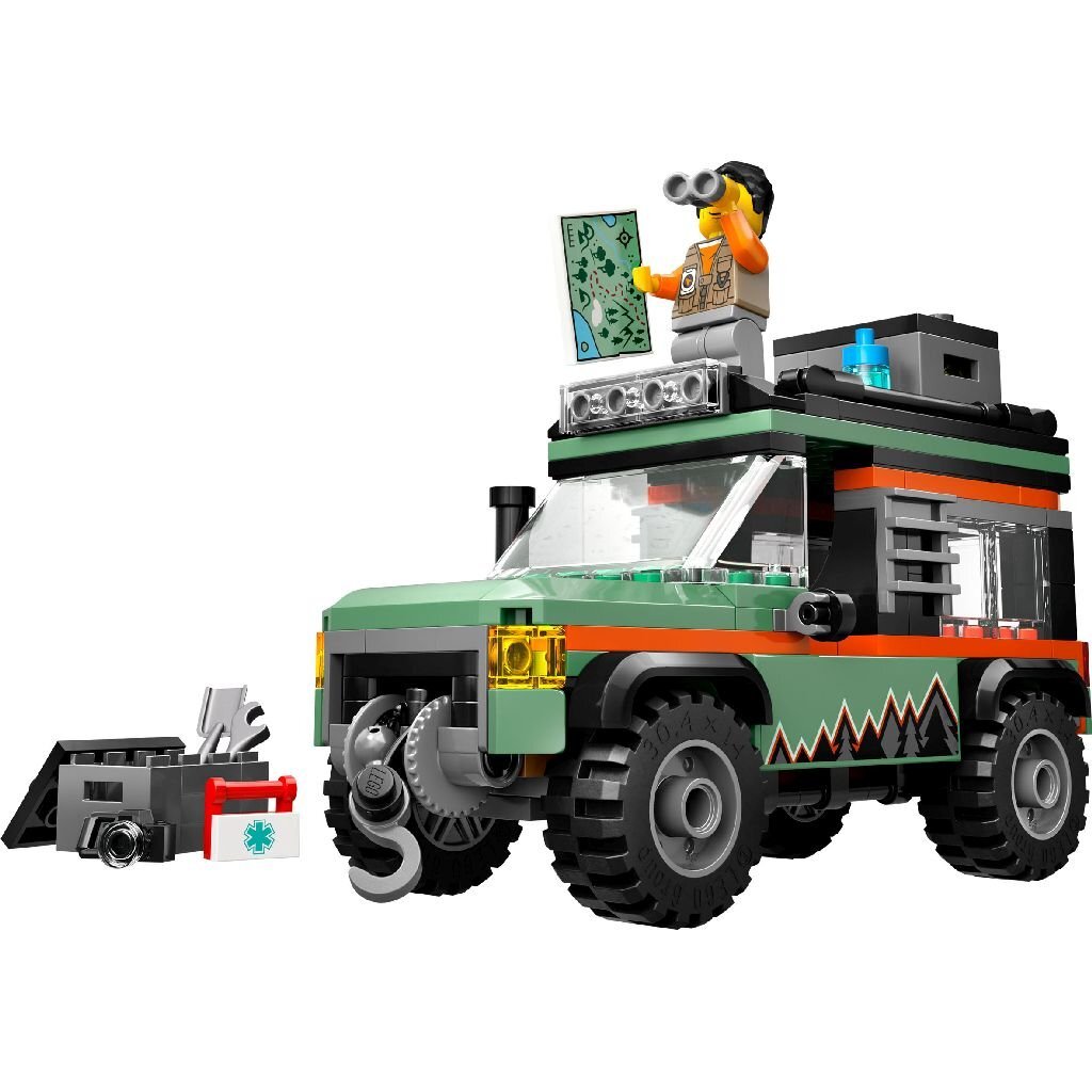 Lego City 60447 Great Vehicles 4x4 Terreinwagen voor in de Bergen - Image 2