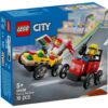 Lego City 60458 Pizzabestelwagen vs Brandweerauto
