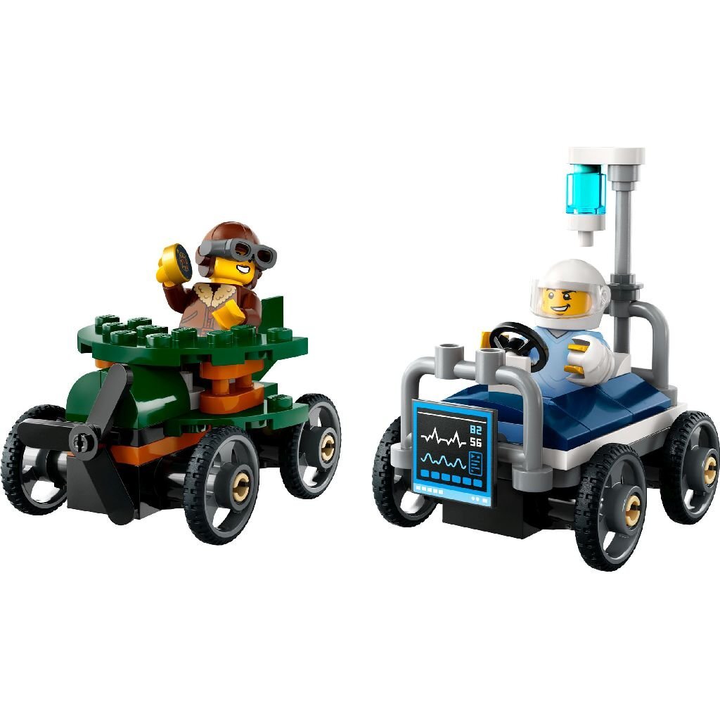 Lego City 60459 Vliegtuig vs Ziekenhuisbed - Image 2